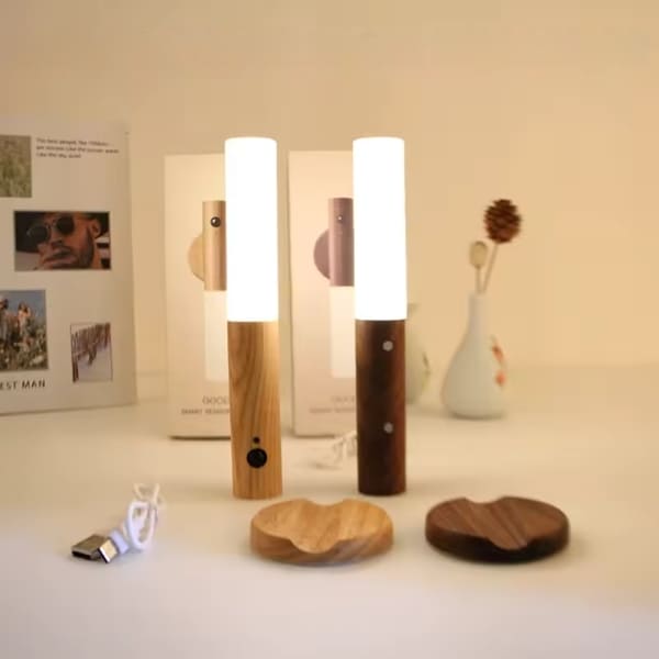 Applique Murale à LED Rechargeable avec Détecteur Mouvement